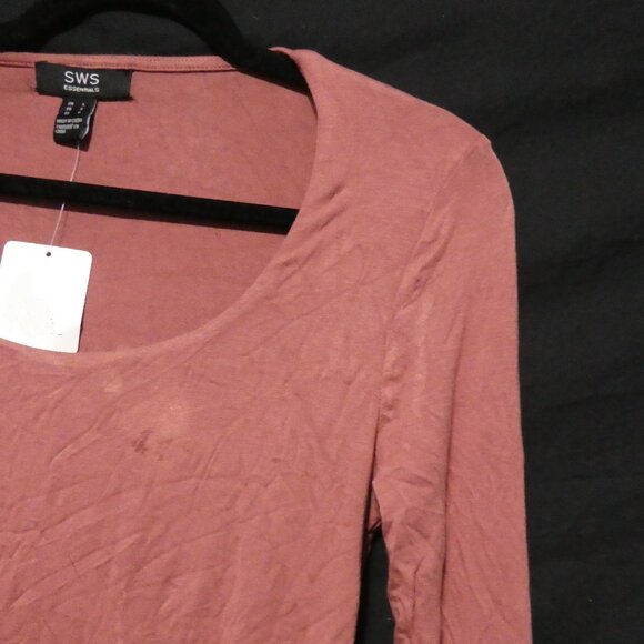 SWS ESSENTIALS | large | Long Sleeve Scoop Neck Bodysuit | NWT - Picture 5 of 16